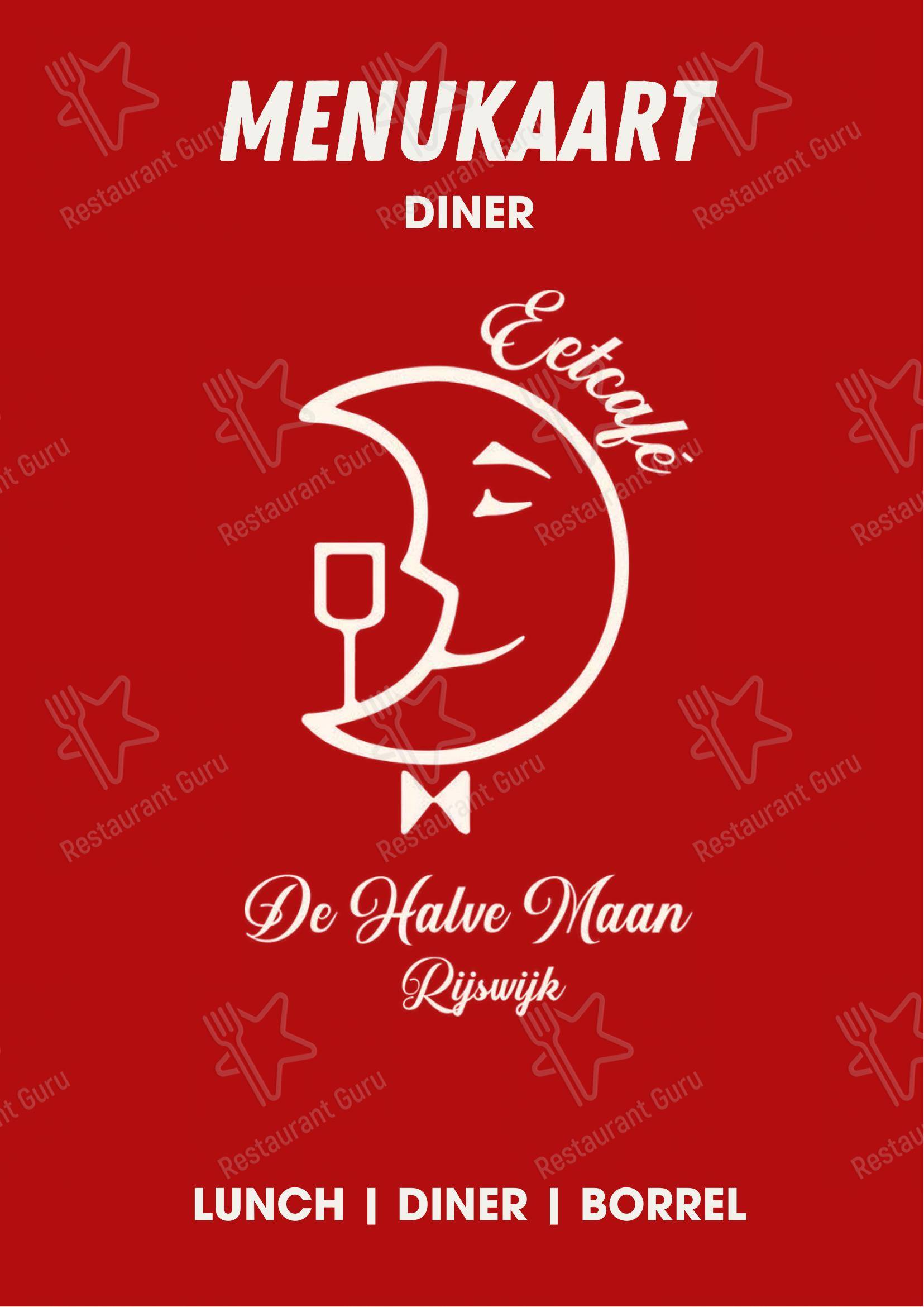 Eetcafé De Halve Maan dans Rijswijk - Menu