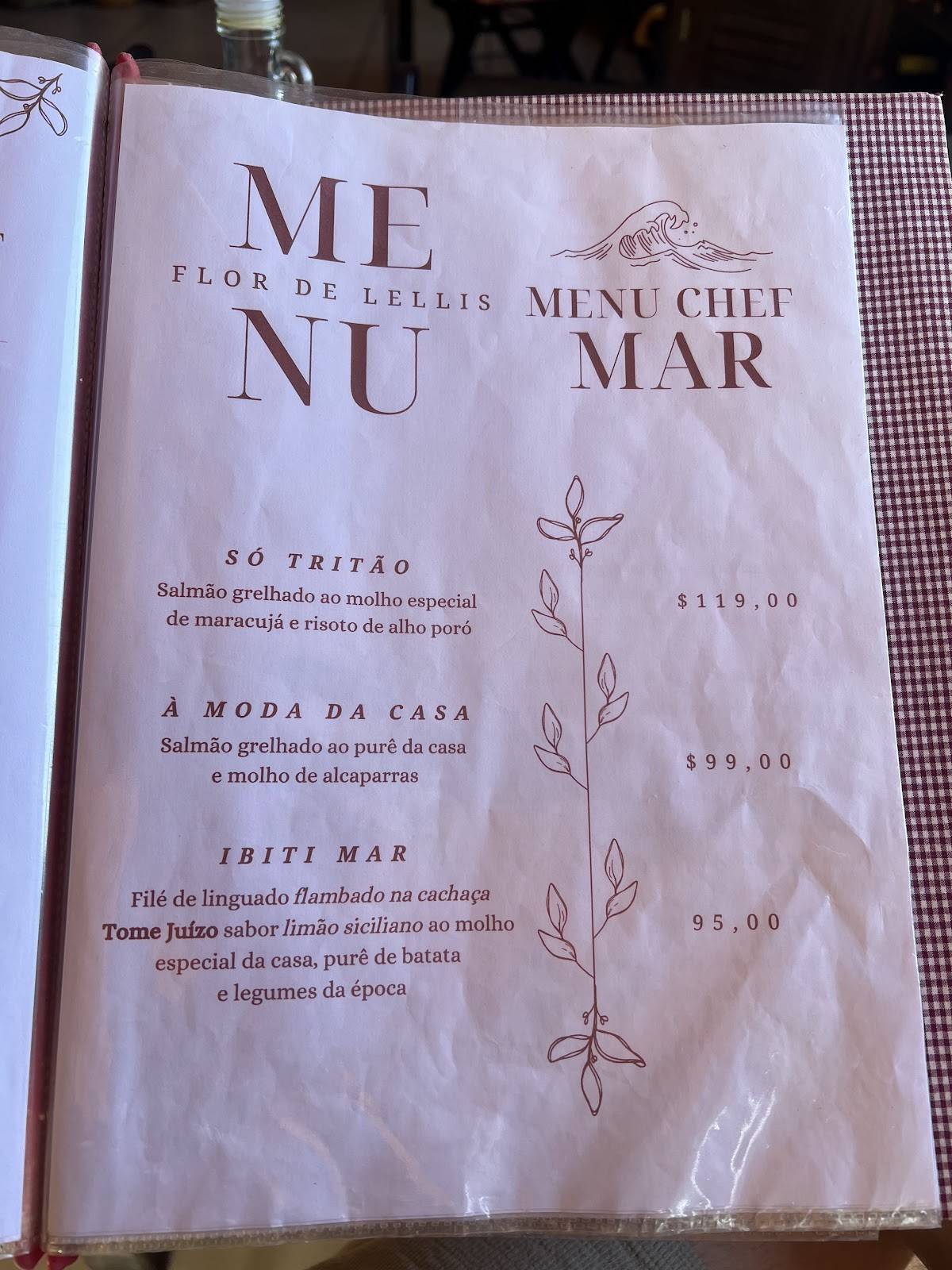 Lellis gastronomia cardápio