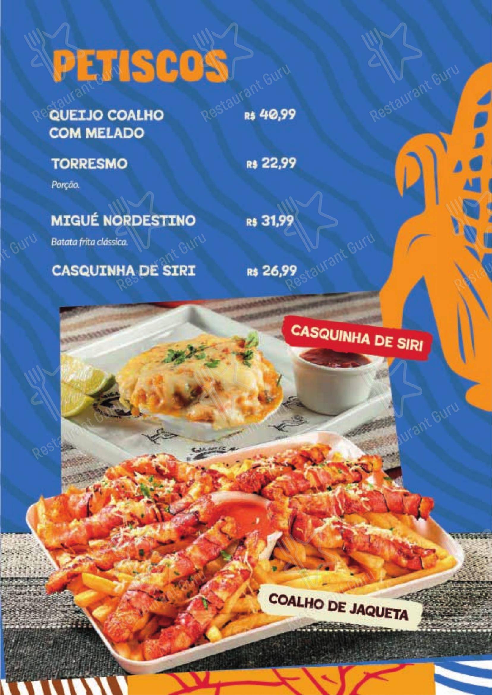 Menu para Gigante Nordestino restaurante