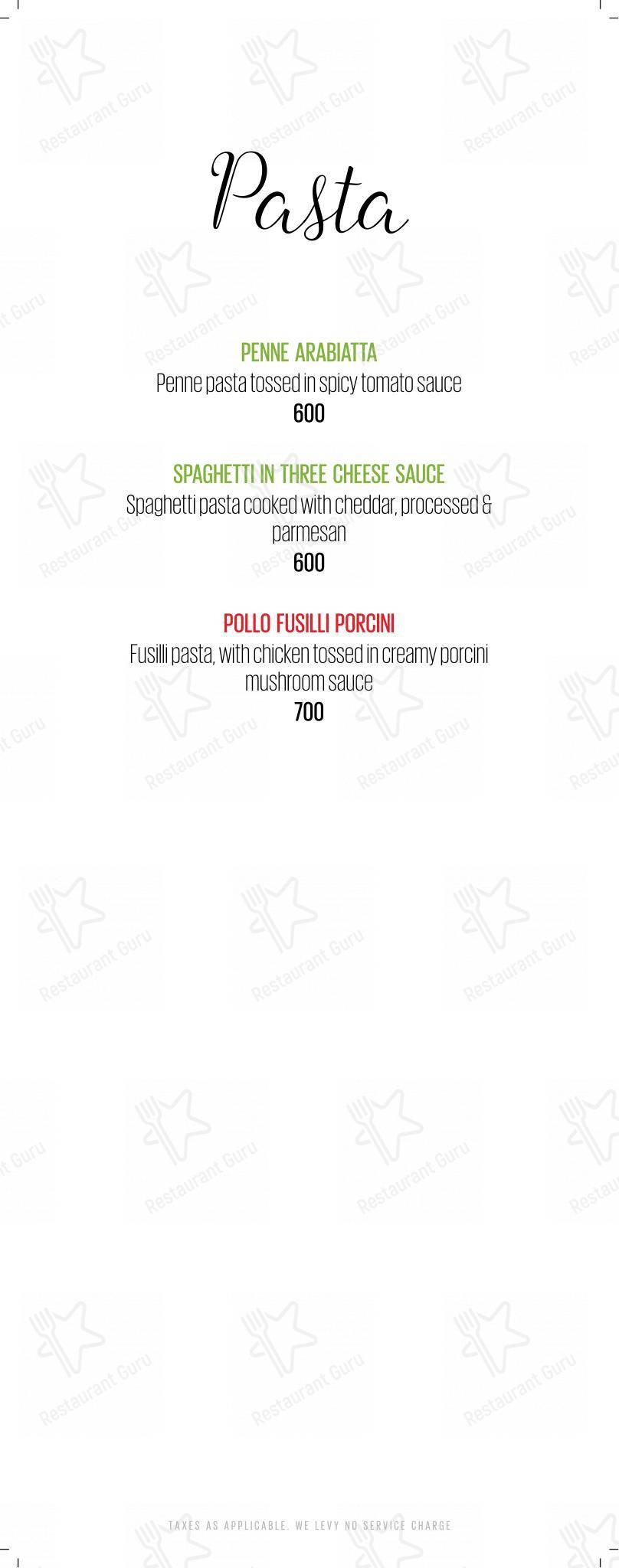 Основное меню for the House Of Asia restaurant