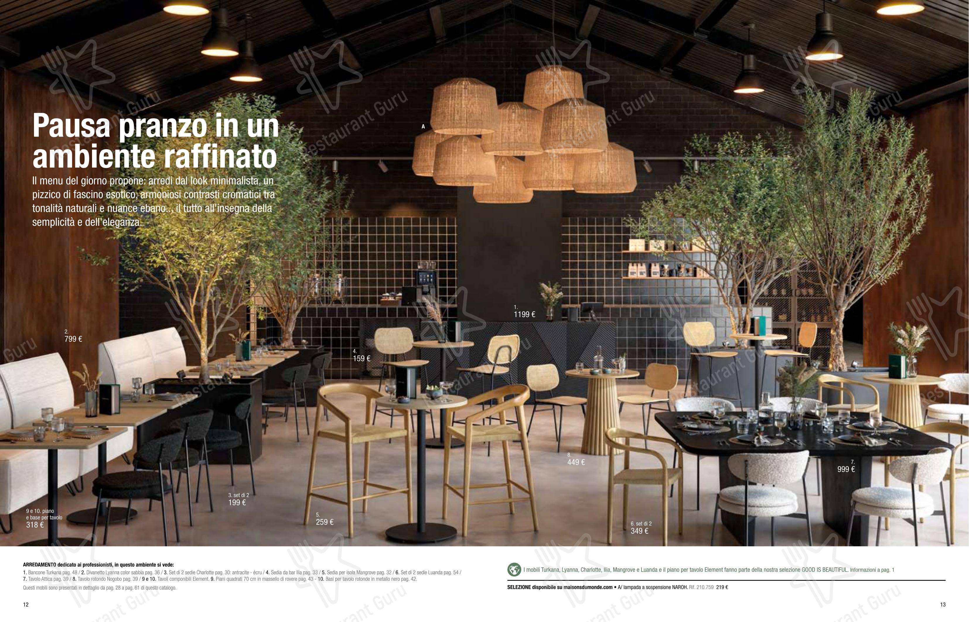 Menu per La Maison ristorante