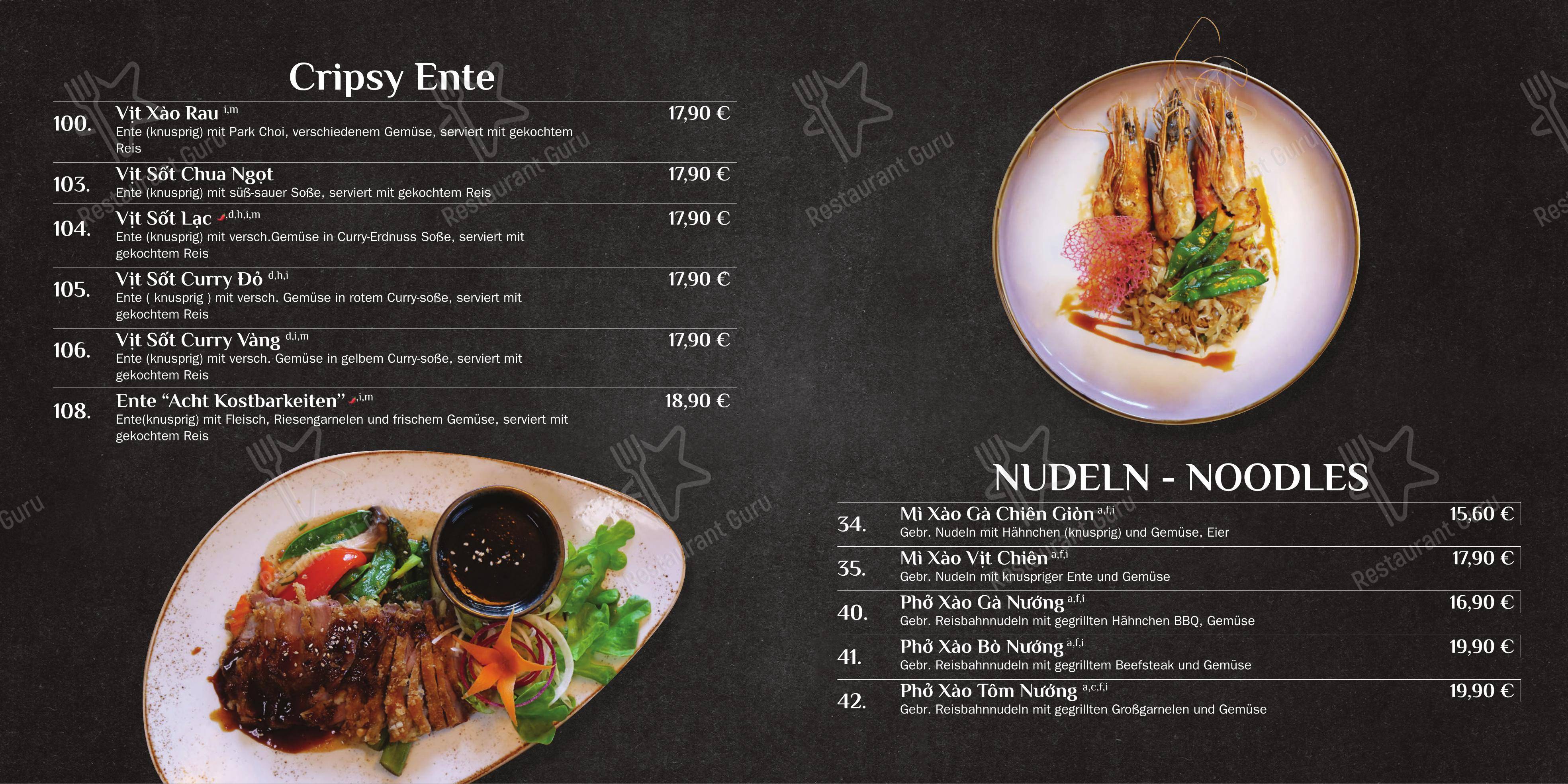 Speisekarte von Miss Viet Kitchen restaurant, Müllheim