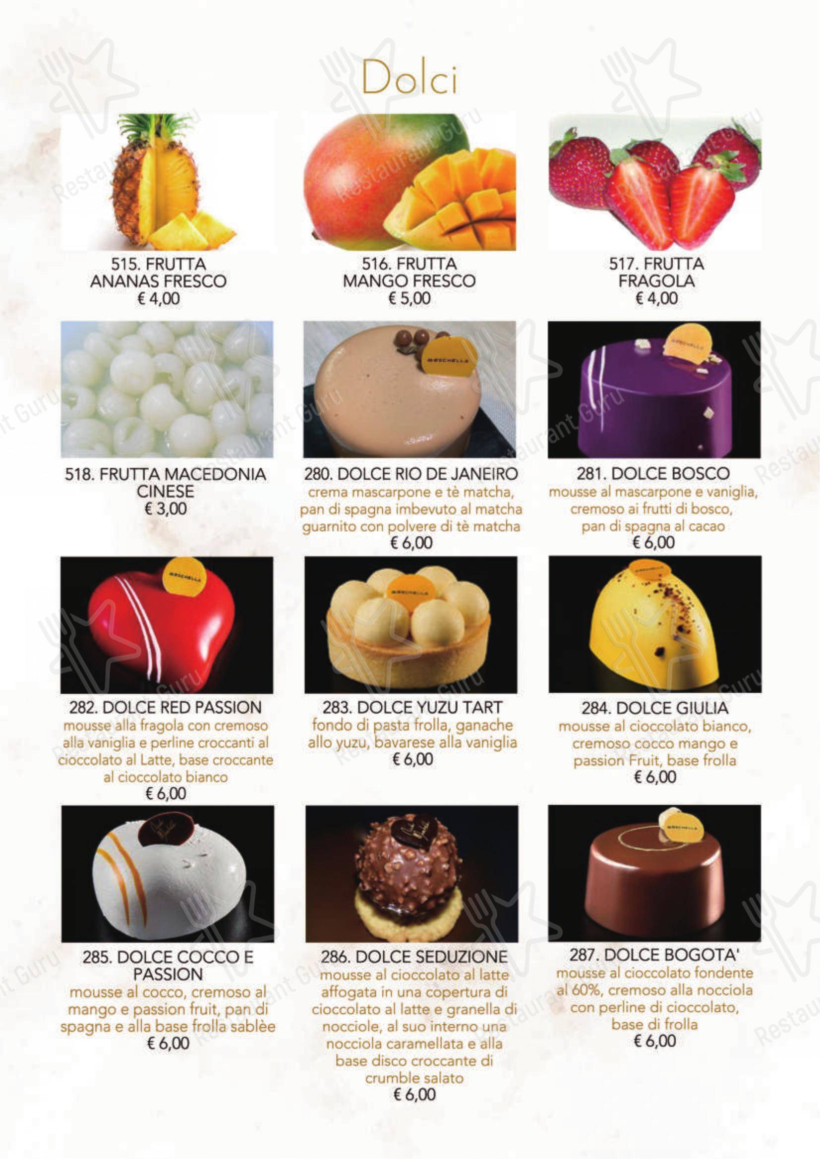 菜单 per Modo Fusion Restaurant in Gallarate