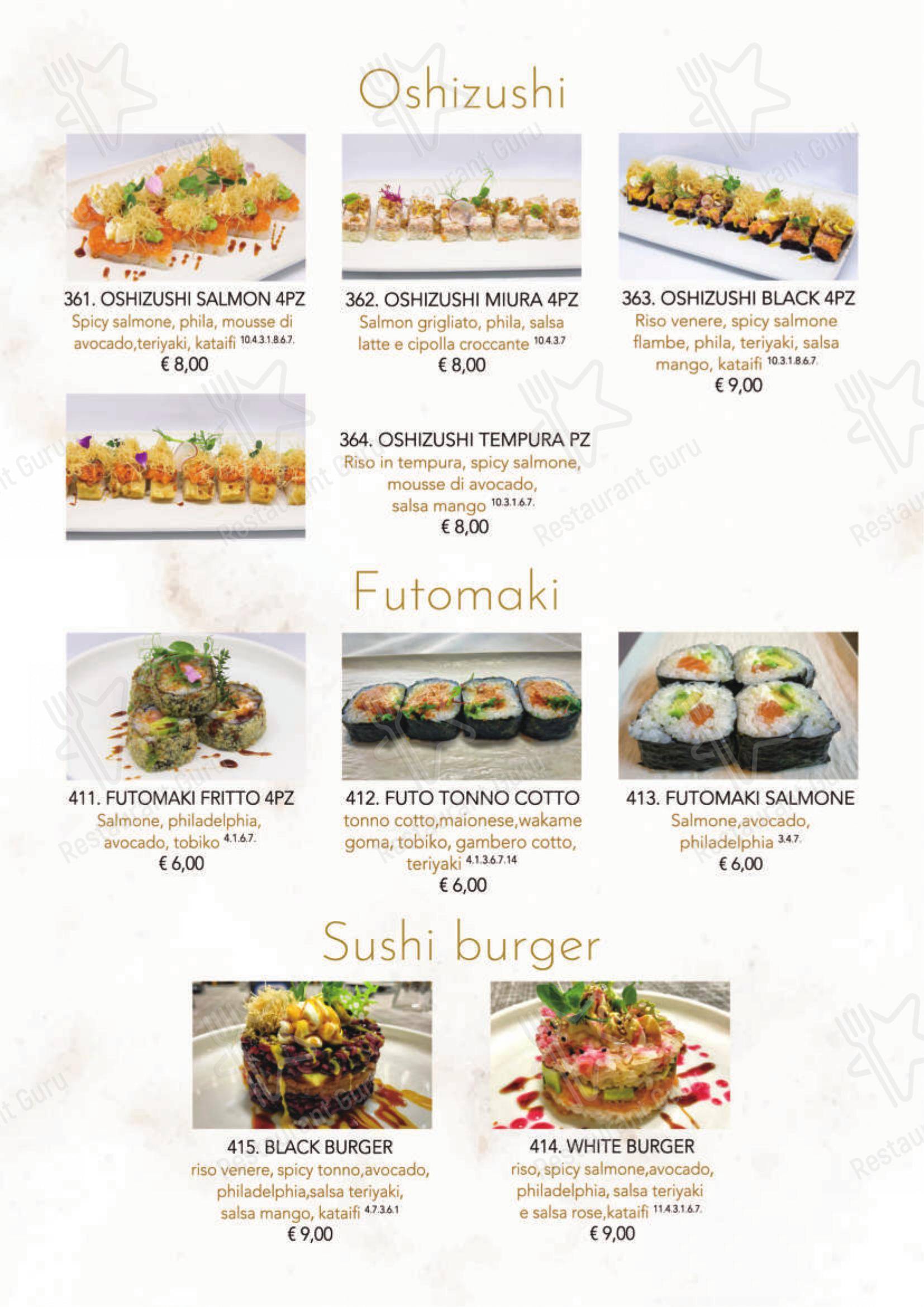 菜单 per Modo Fusion Restaurant in Gallarate