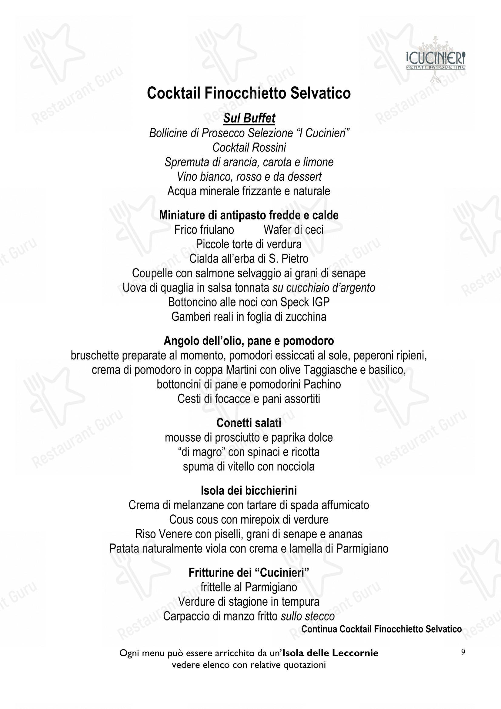 Menu di One Off Appetizer - Menu