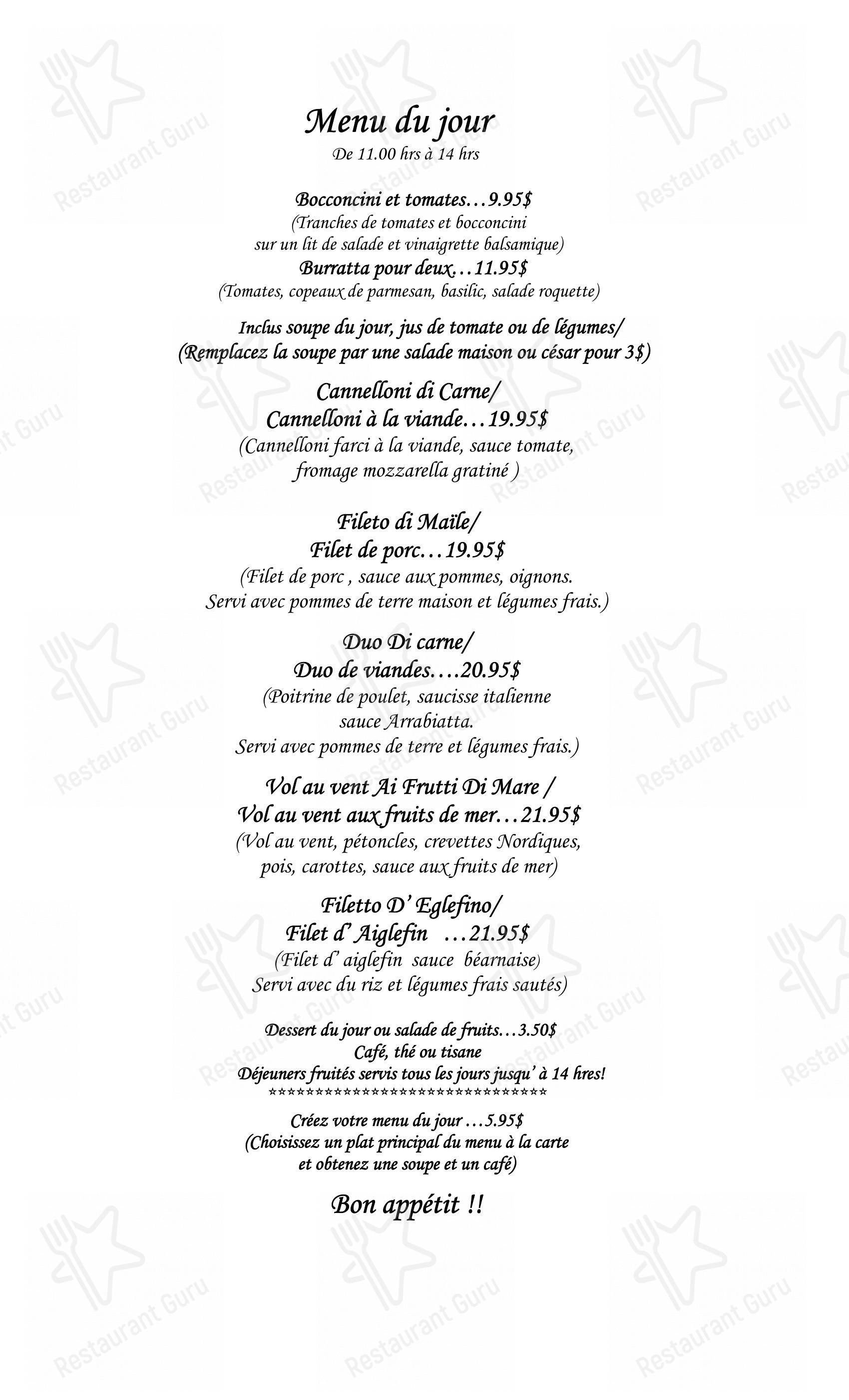 Restaurant Tuscanos dans Québec - Детское
