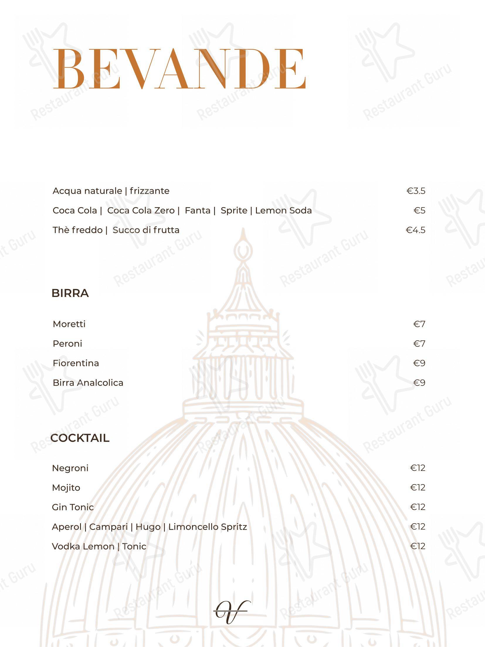 Ristorante IL VOLO Steakhouse in Firenze - Menu
