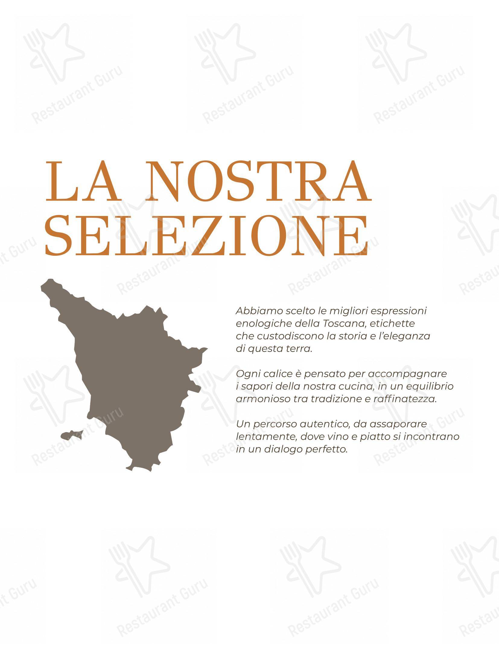 Ristorante IL VOLO Steakhouse in Firenze - Menu bar