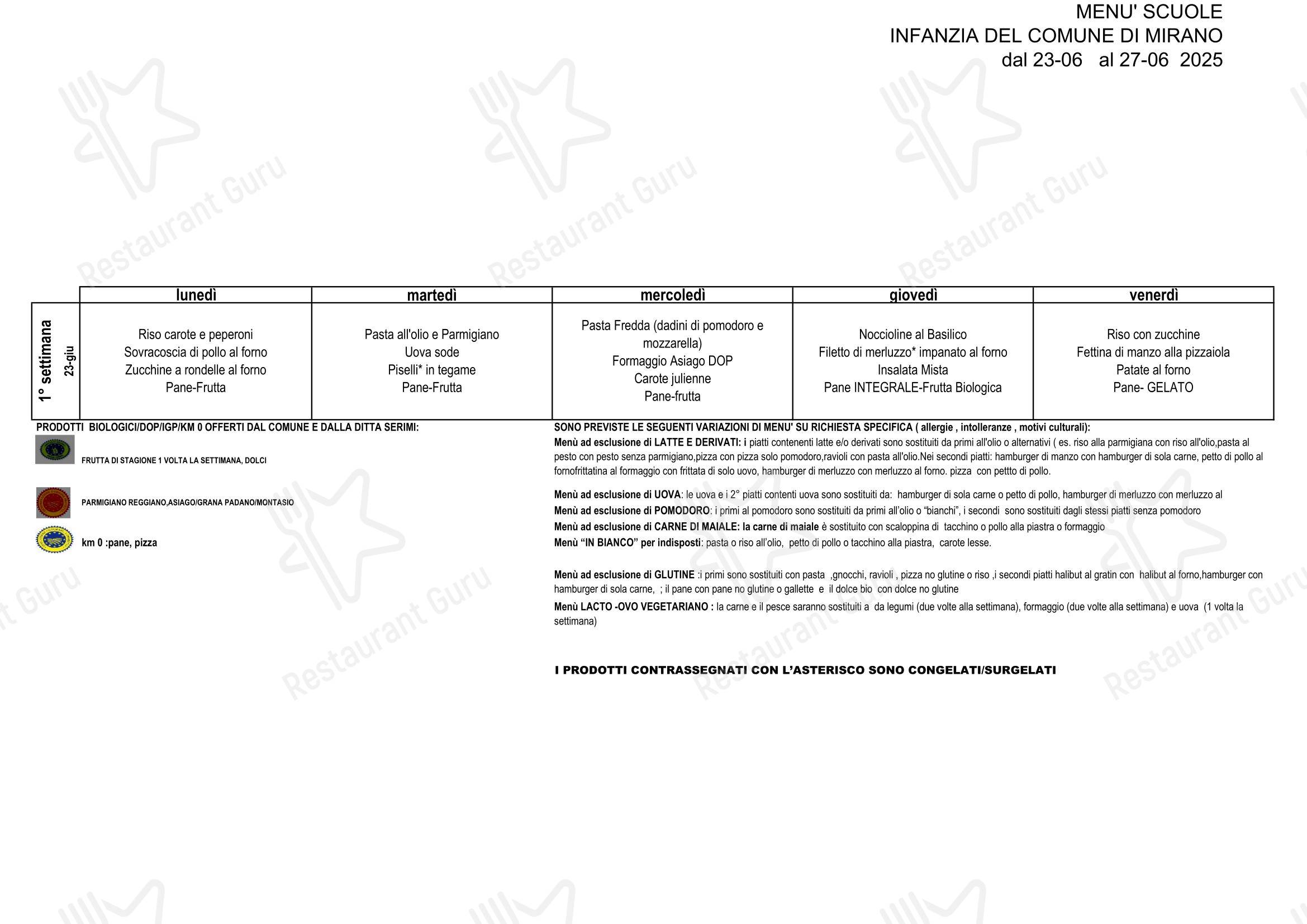 Коктейльная карта per SERIMI in Mira