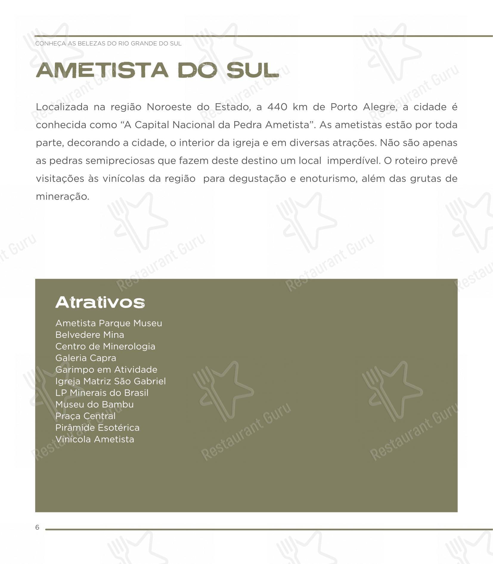 Основное меню para SESC Centro Histórico em Porto Alegre