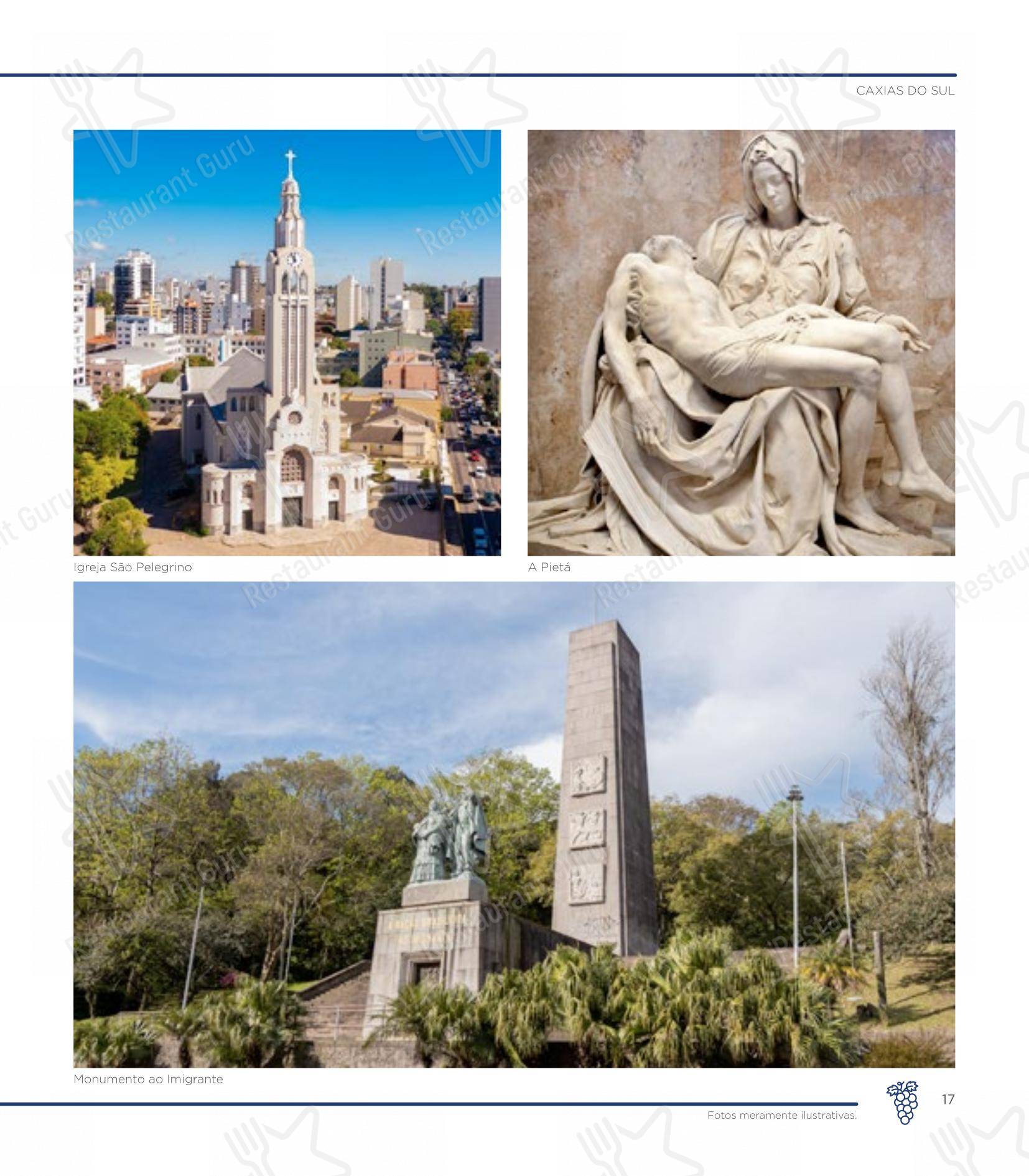 Основное меню para SESC Centro Histórico em Porto Alegre