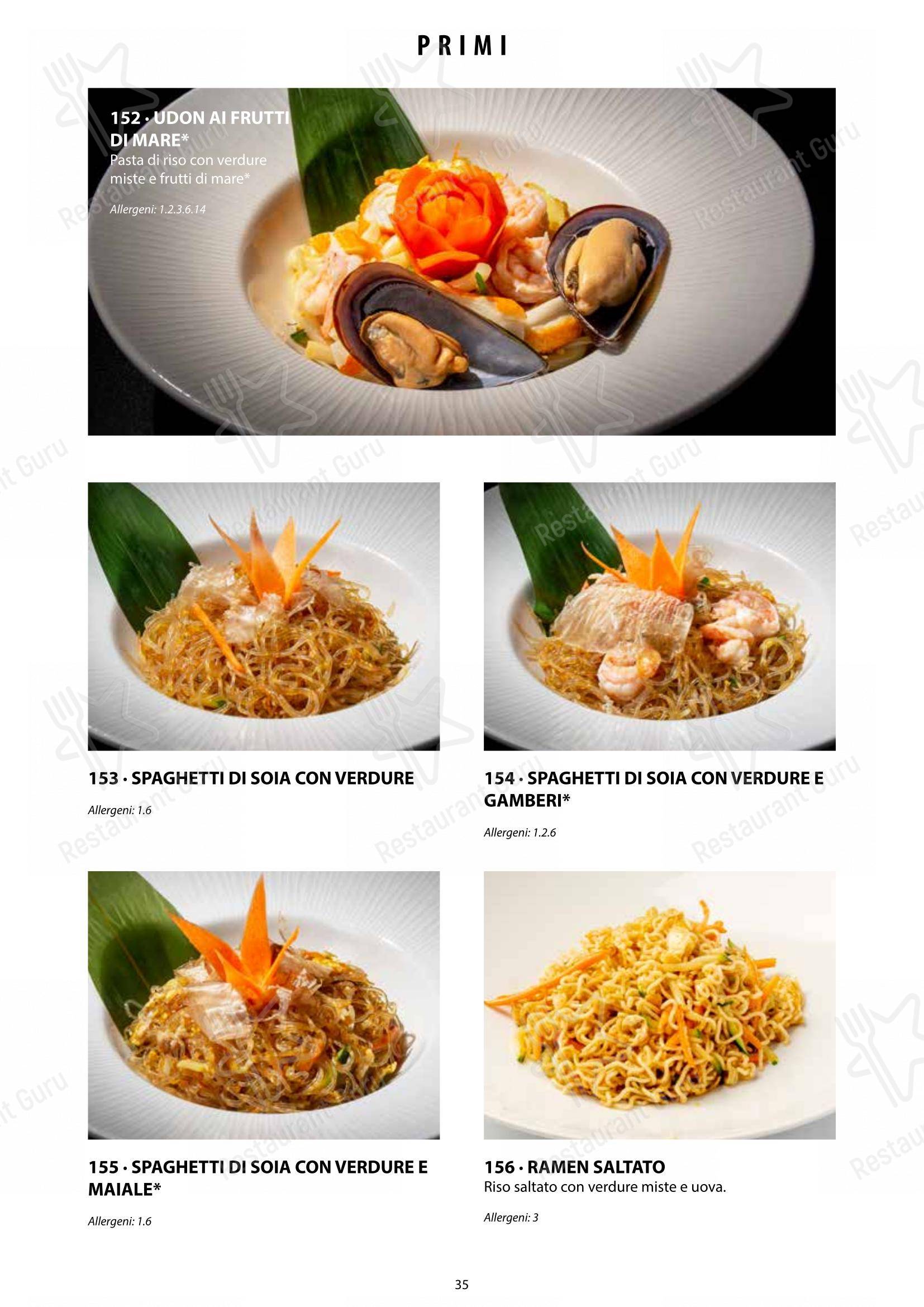 Sushi City Como in Como - Основное меню
