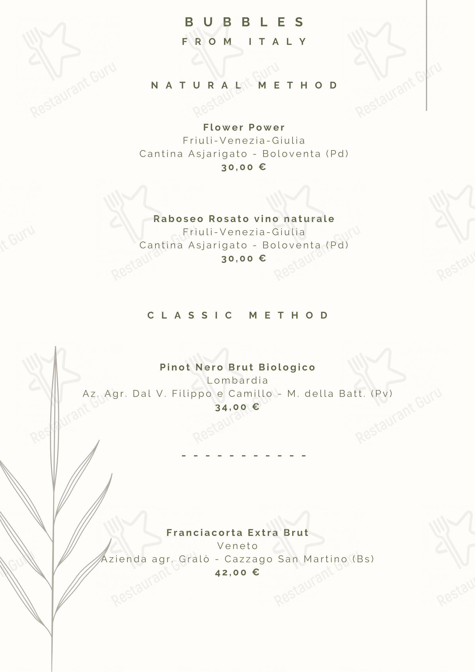 Tre Nodi Ristorante & Beach Bar in Fiumicino - Menu bar