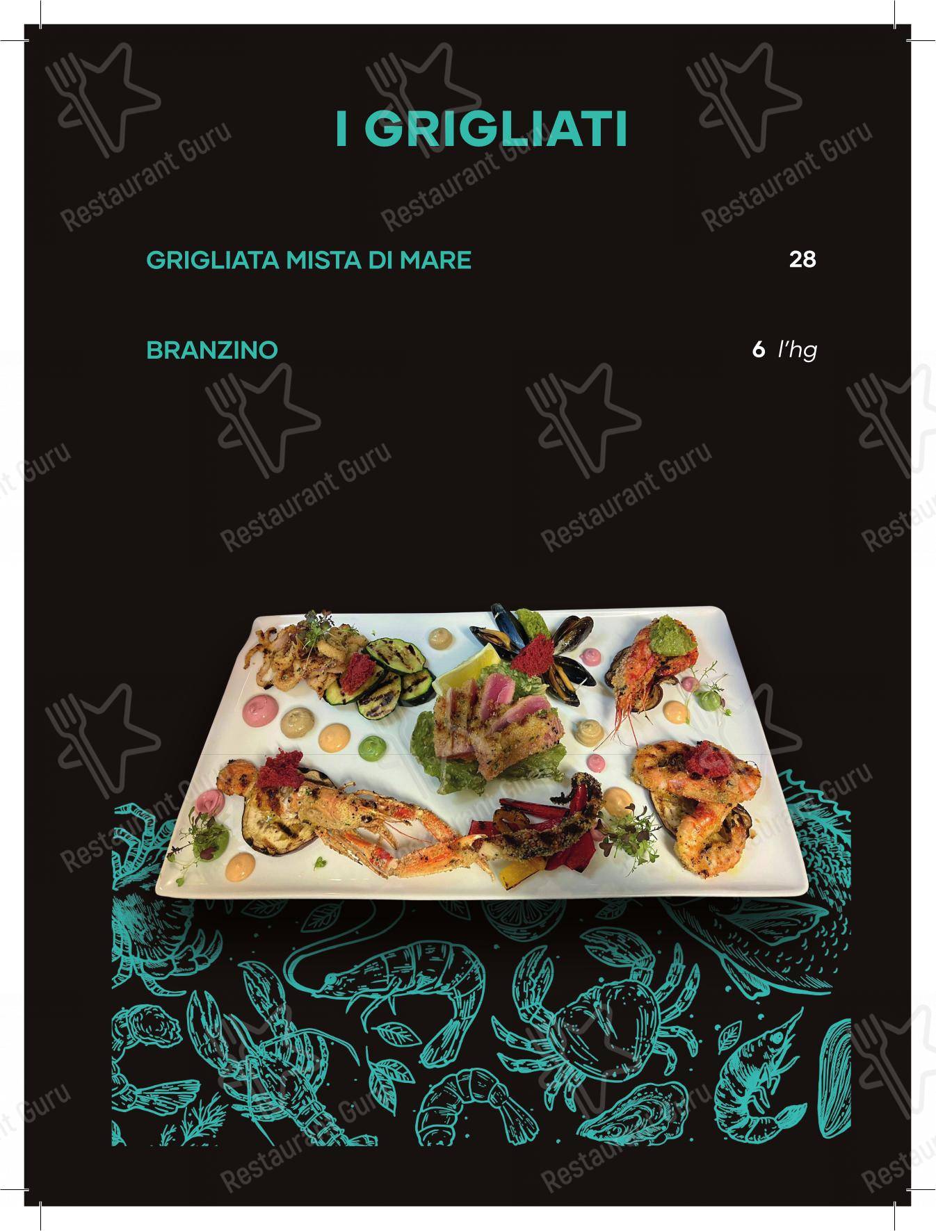 Ristorante Di Pesce in Cecina - Menu