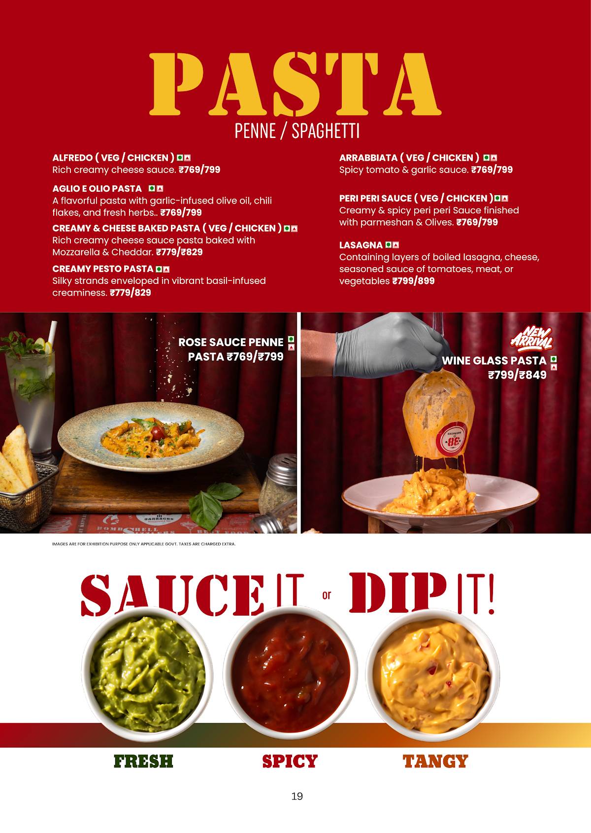 38 Barracks Restaurant and Bar menu
