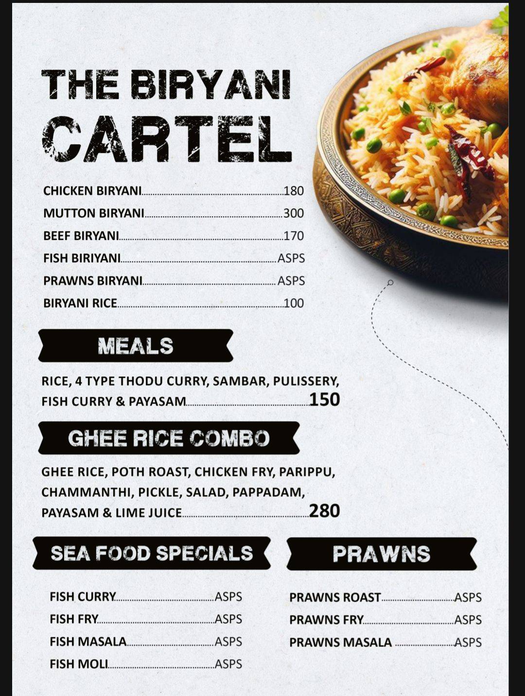 AL HAYAT RESTAURANT AND CATERERS menu