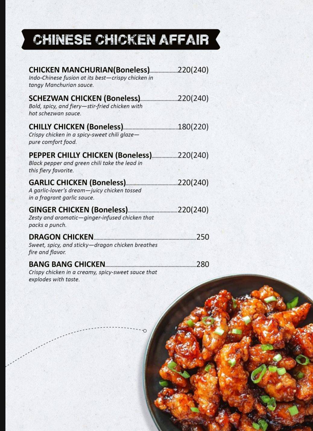 AL HAYAT RESTAURANT AND CATERERS menu