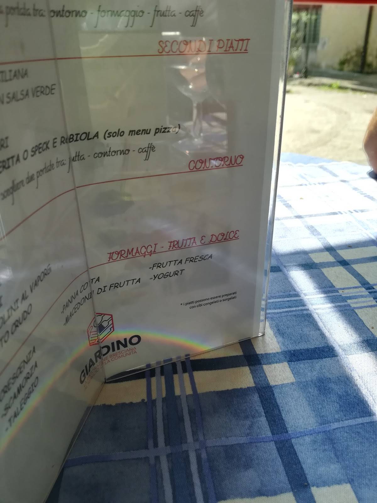 Menu de Acli Bresciane G. Agazzi (Soc.Coop.R.L.)