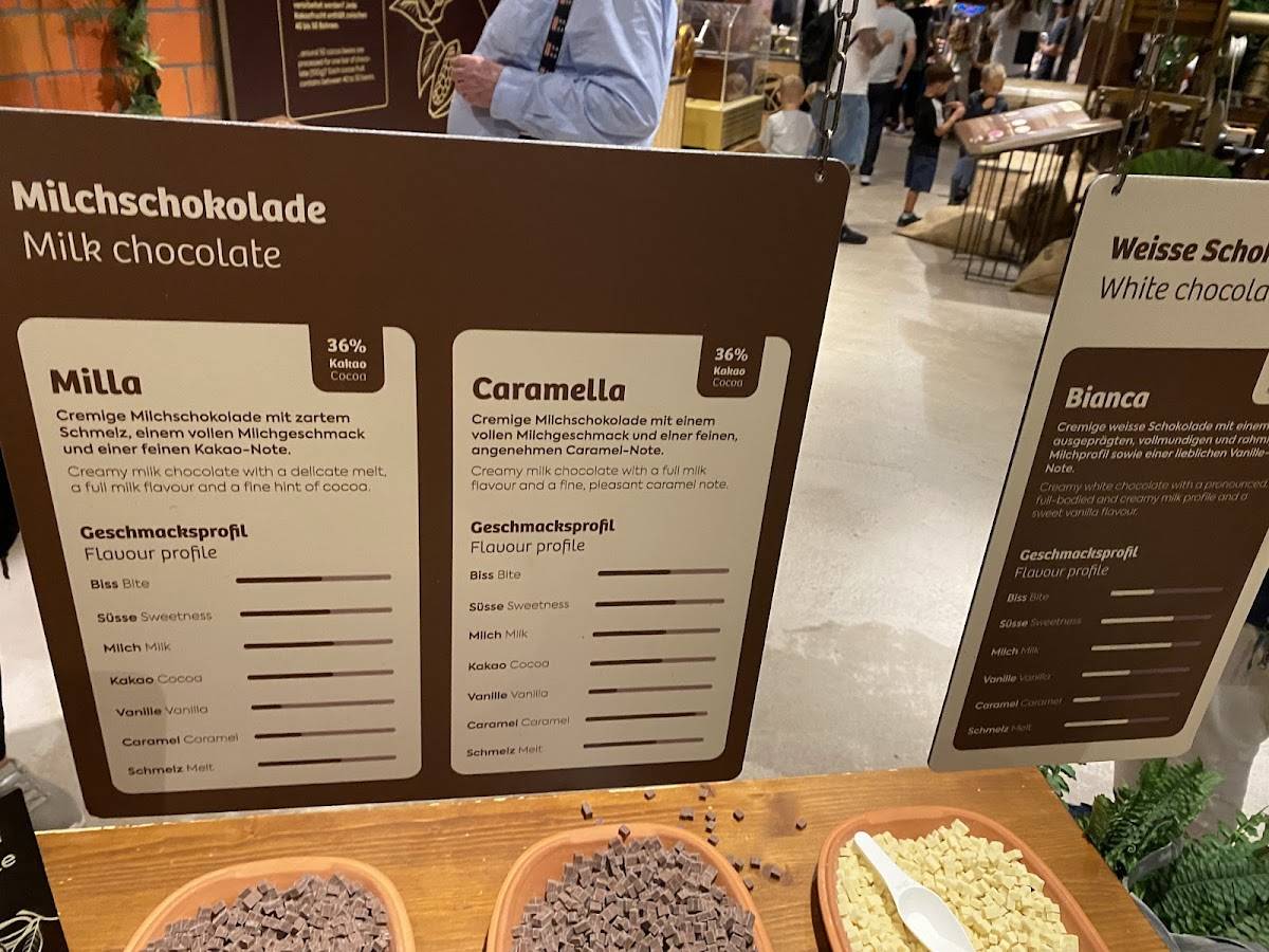 Menu di Aeschbach Chocolatier AG 