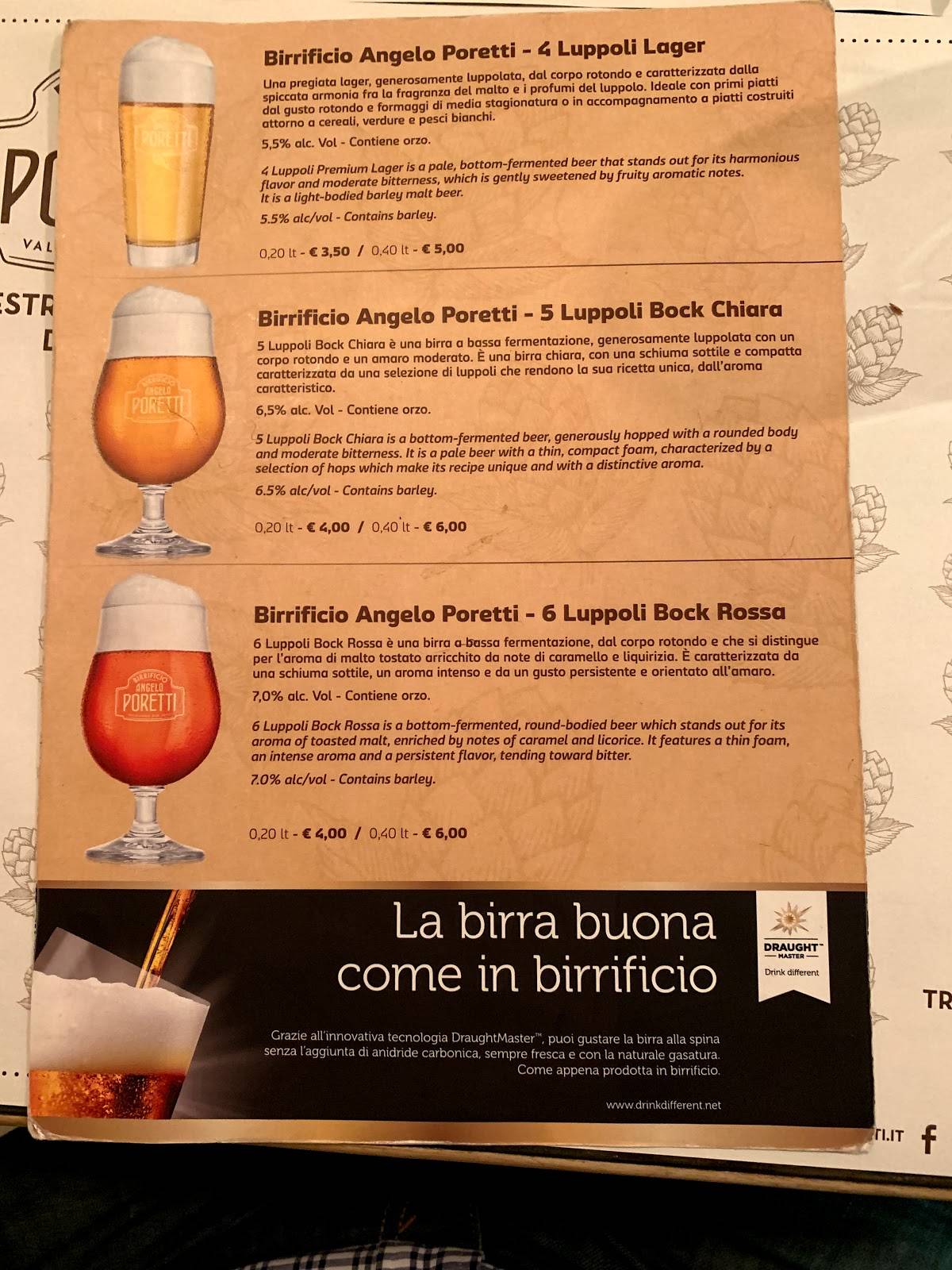 Menu di Al 19 Trattoria 