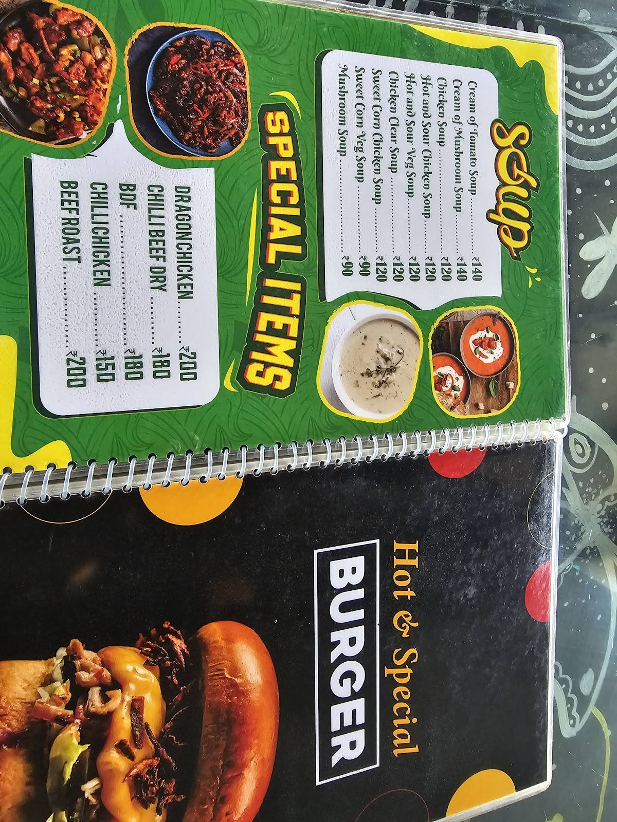 Asado cafe menu