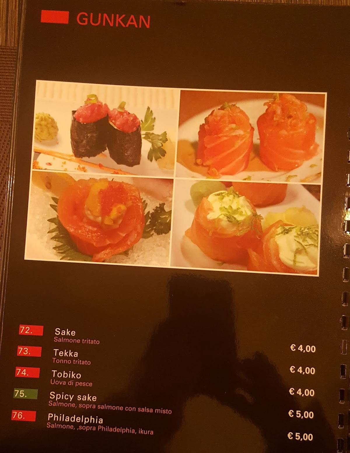 Menu di Sushi Nagoya Altamura 