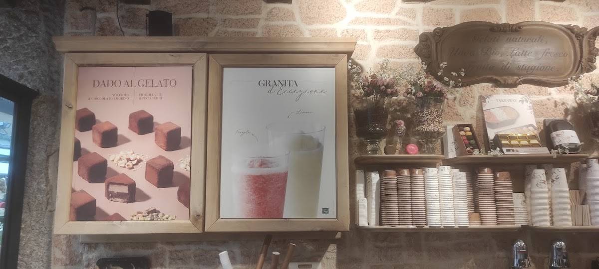 Menu di Amorino 