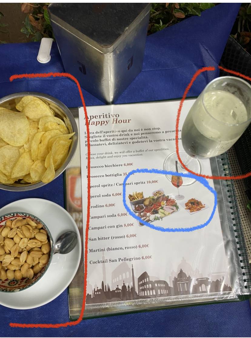 Menu di Antico caffè del teatro di Marcello 