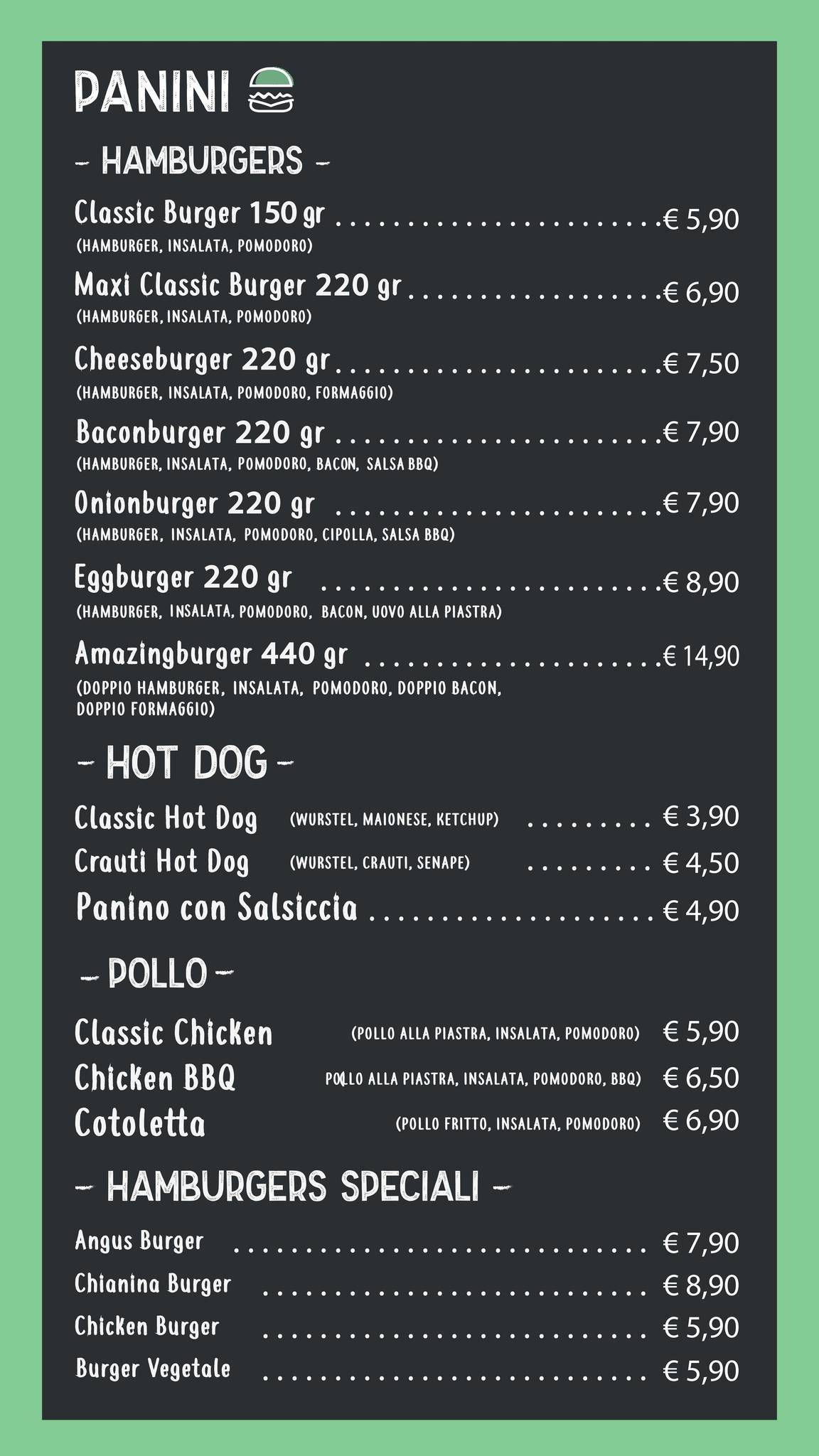 Menu di Arcimboldo 