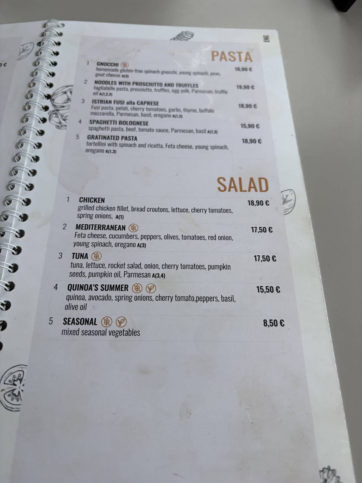 Menu di Art Cafe Bar 