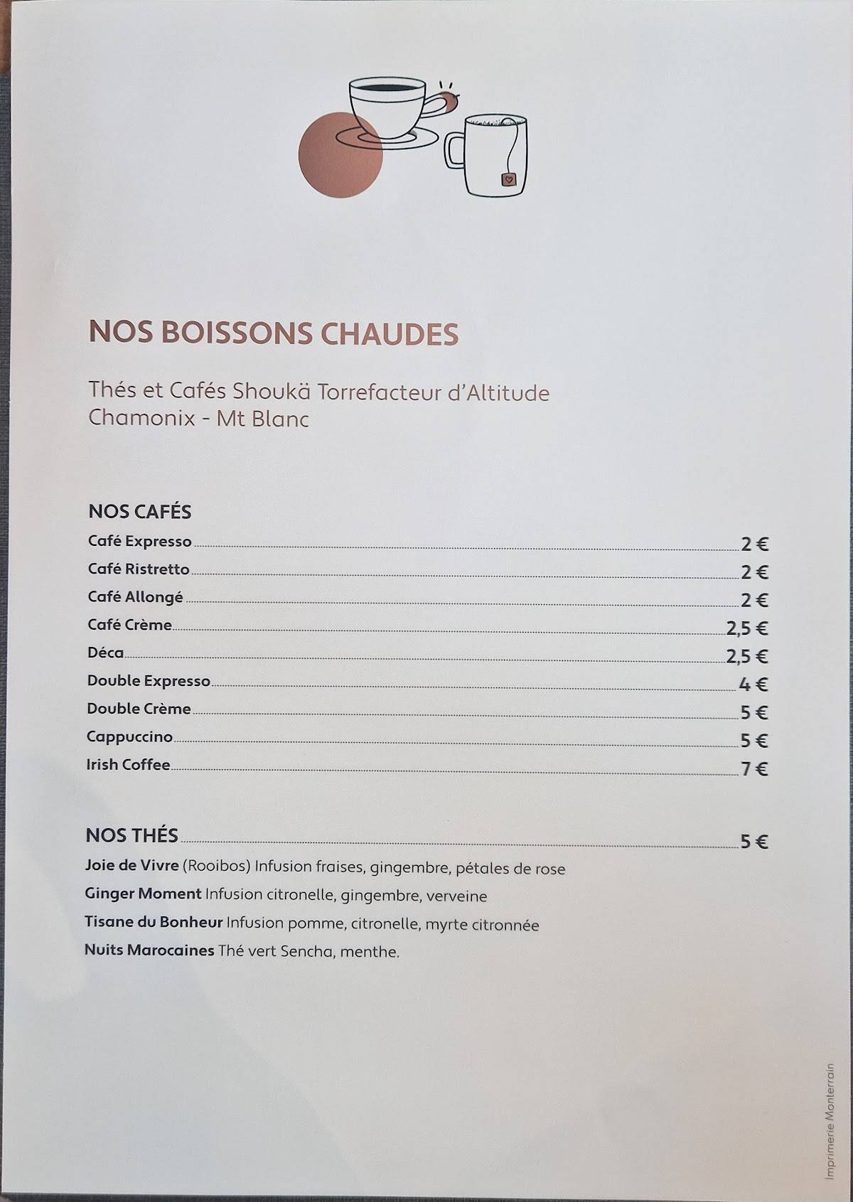 Menu de Atelier B