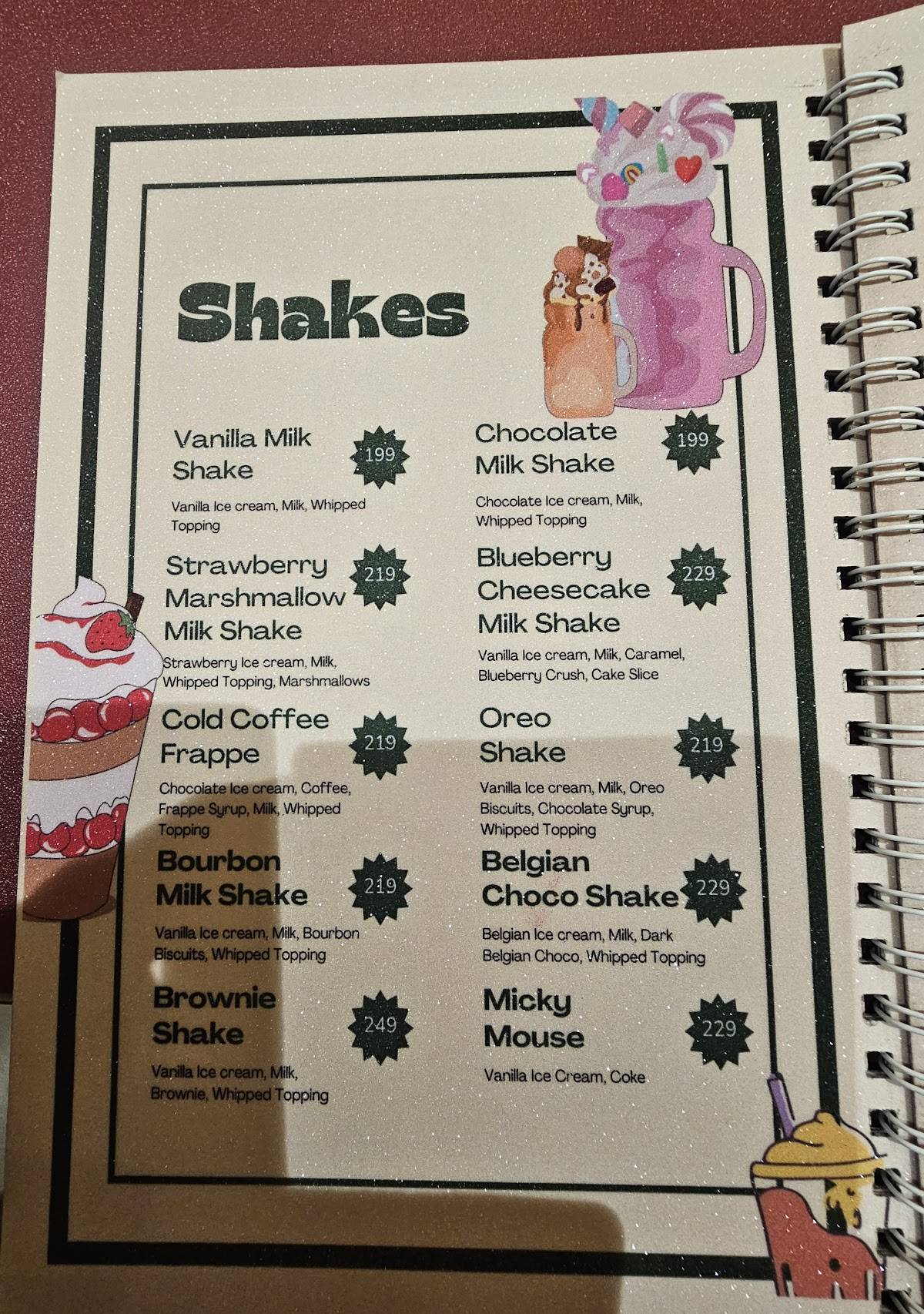 Authentica menu