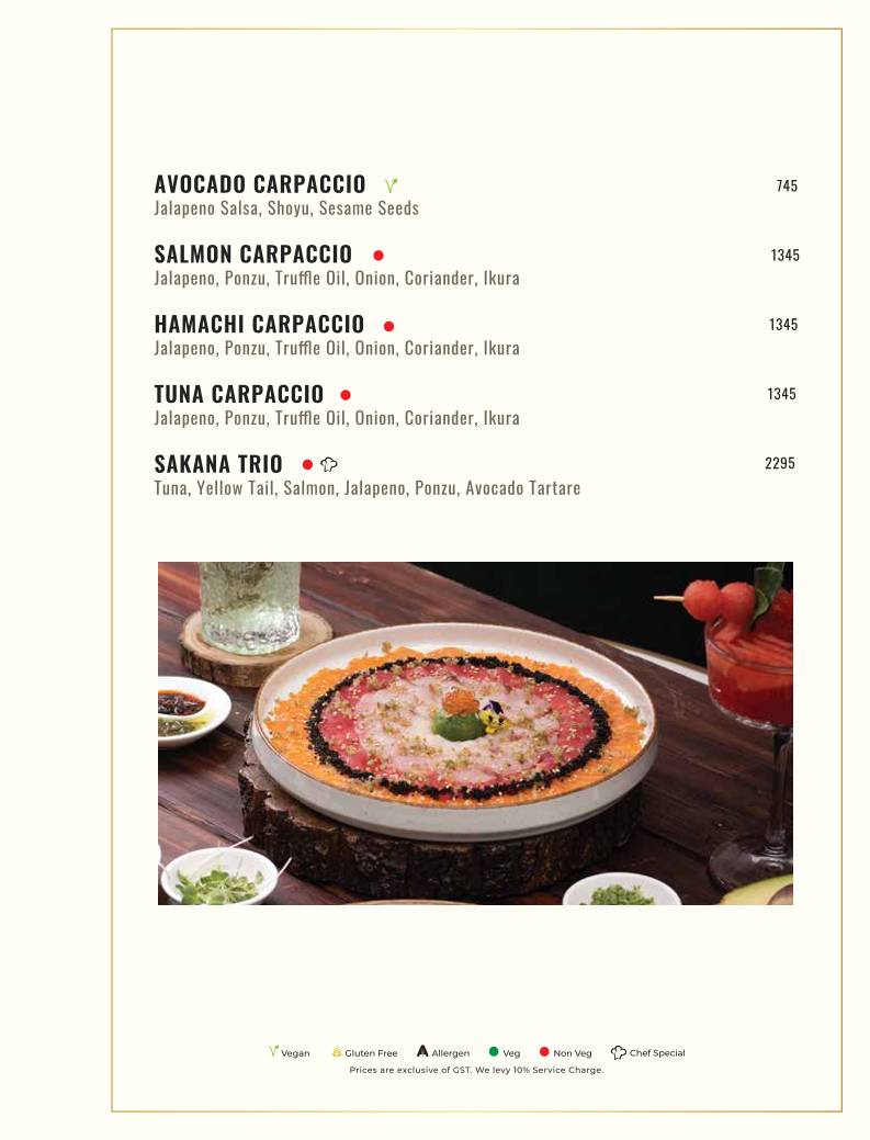 Azula - Asian Kitchen & Bar menu