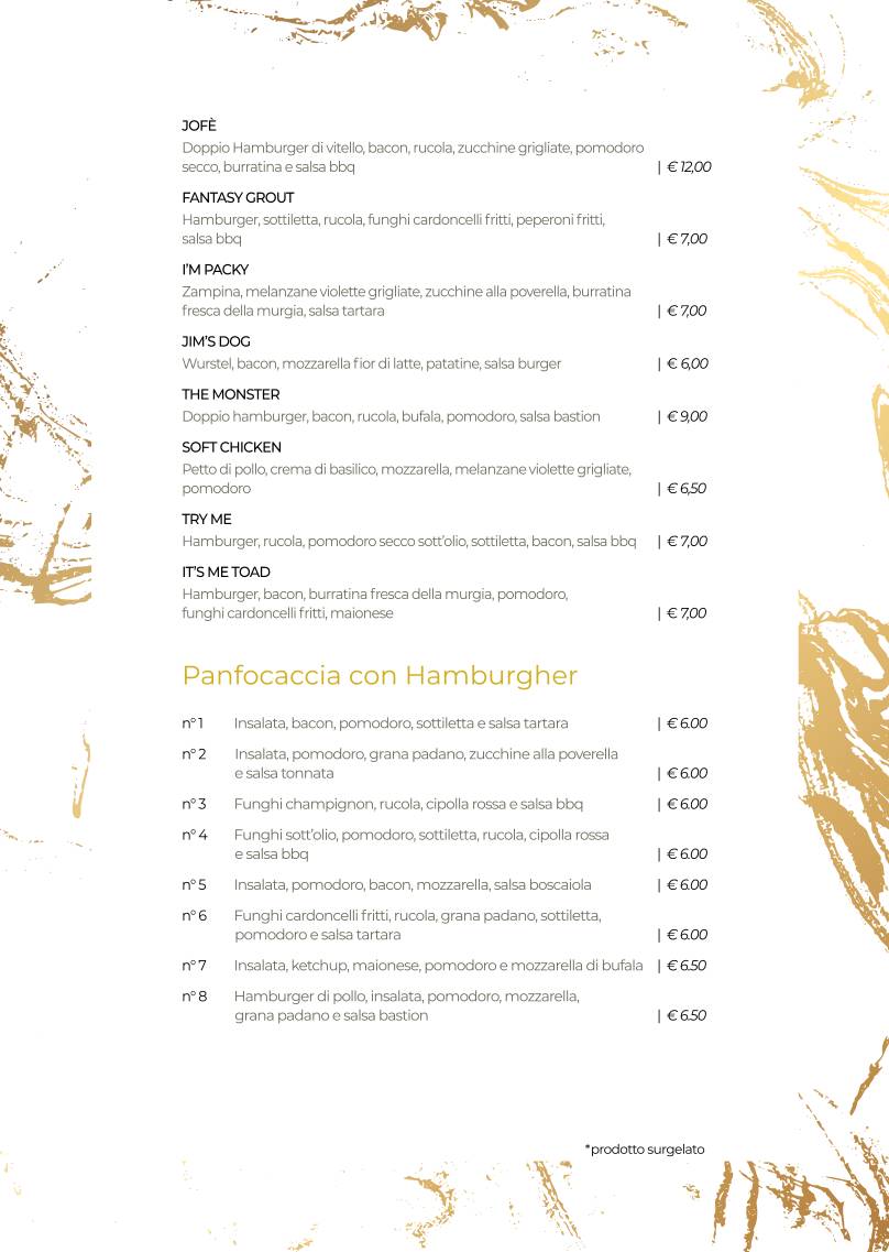 Menu di Bastion 