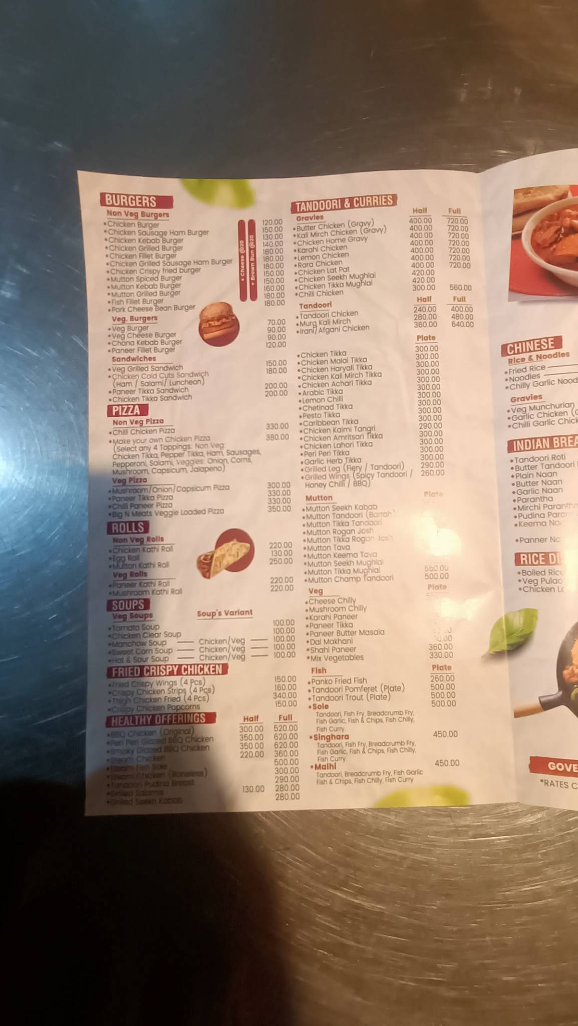 BIG N MEATS menu