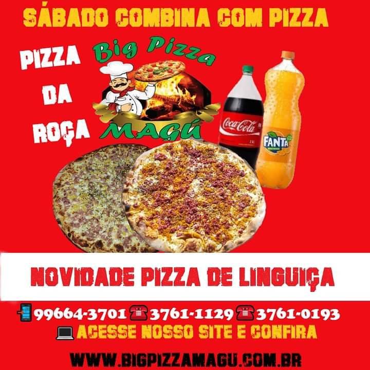 Big Pizza Magú cardápio