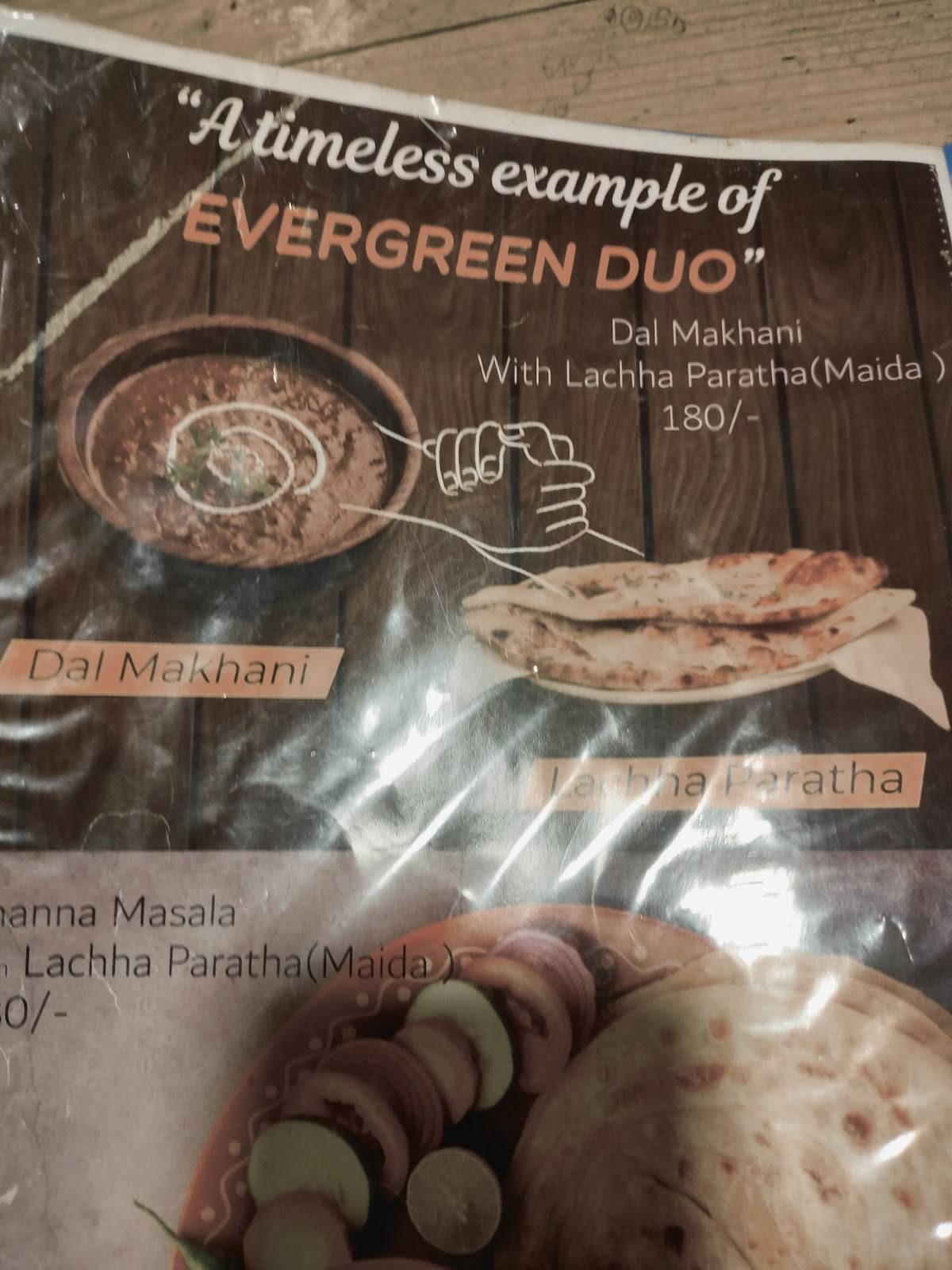 Badnaam Bawarchi - A Rooftop Café menu