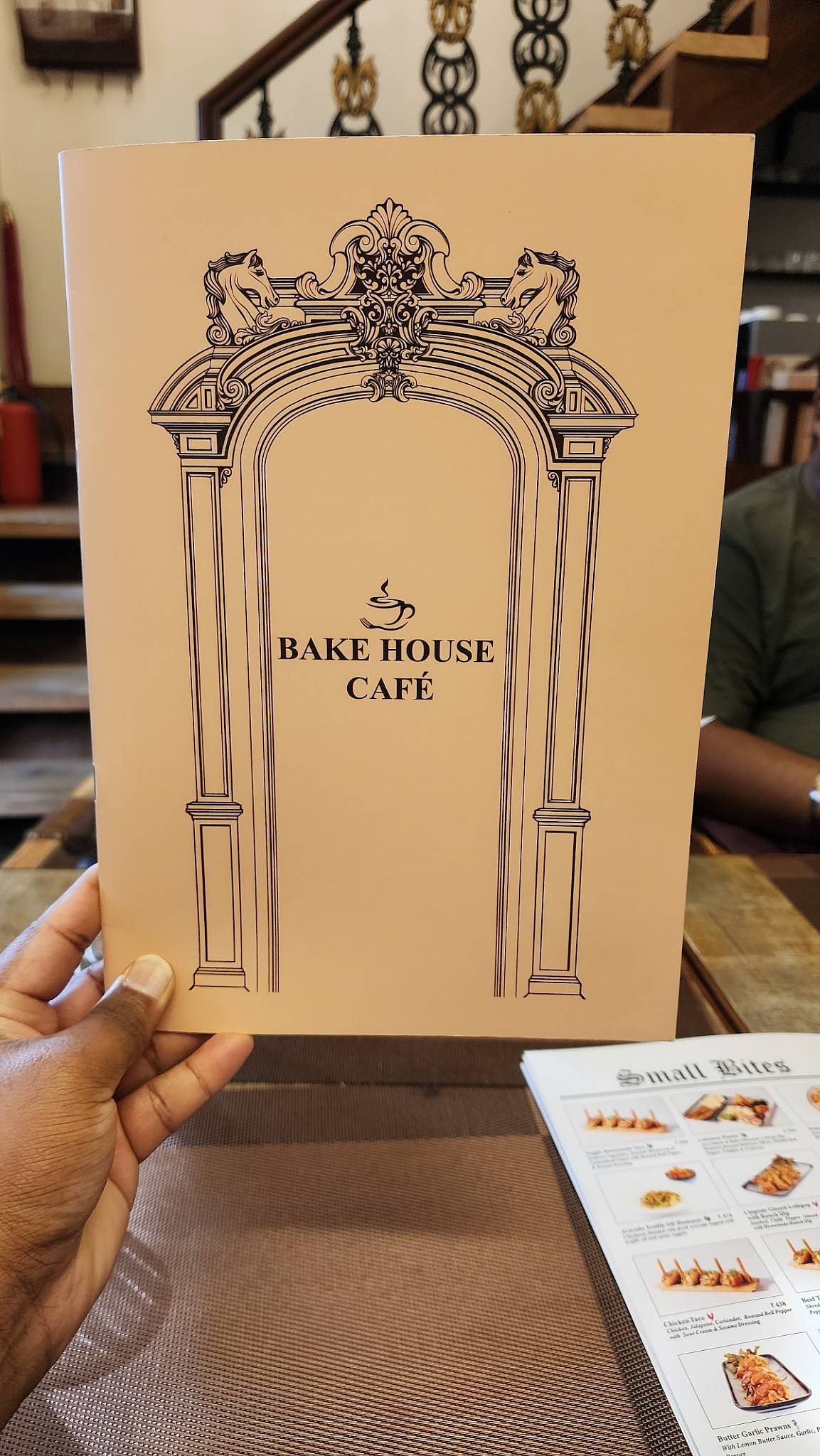 Bake House Cafe menu