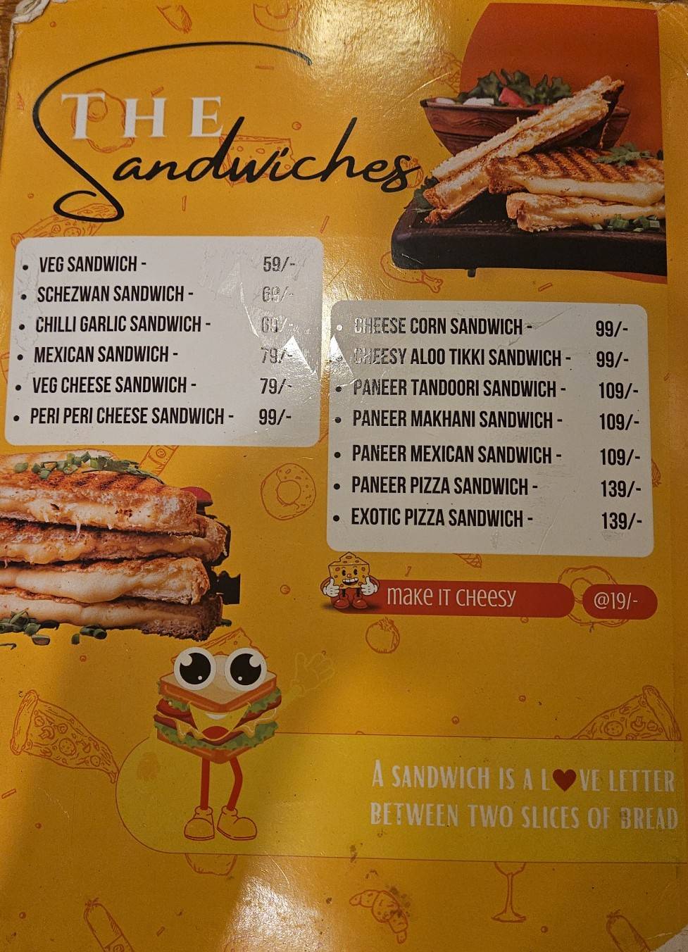 BakeNgrills menu