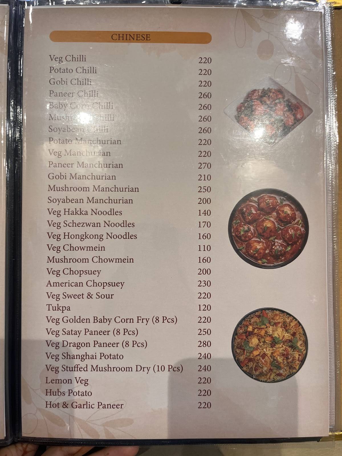 Balajee Bhog menu