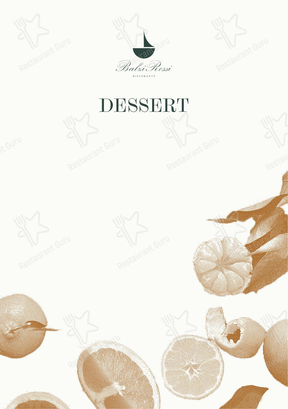 Ночное меню per Balzi Rossi pub & bar