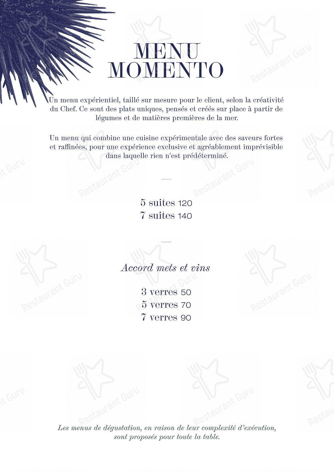 Menu di Balzi Rossi - Детское