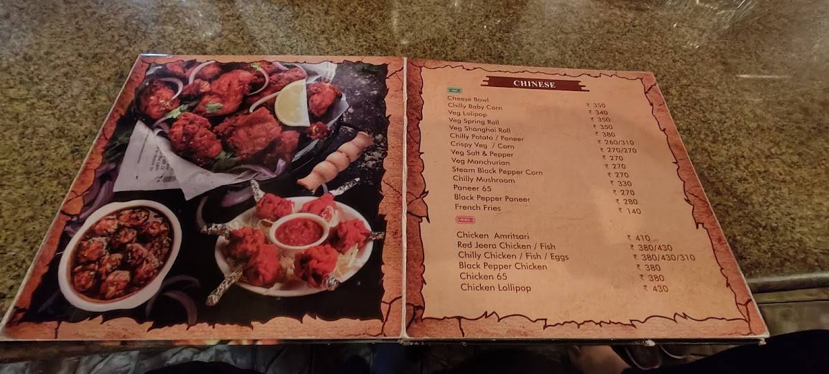 Banjara's Chulla menu