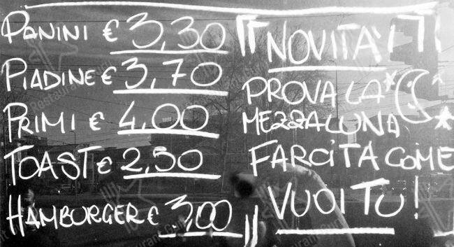 Menu di Bar Belfanti 