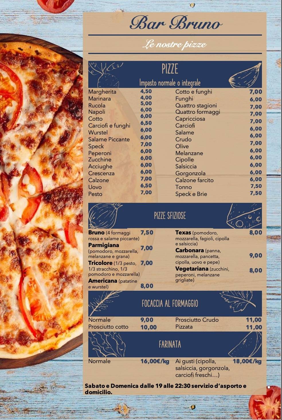 Menu di Bar Bruno 