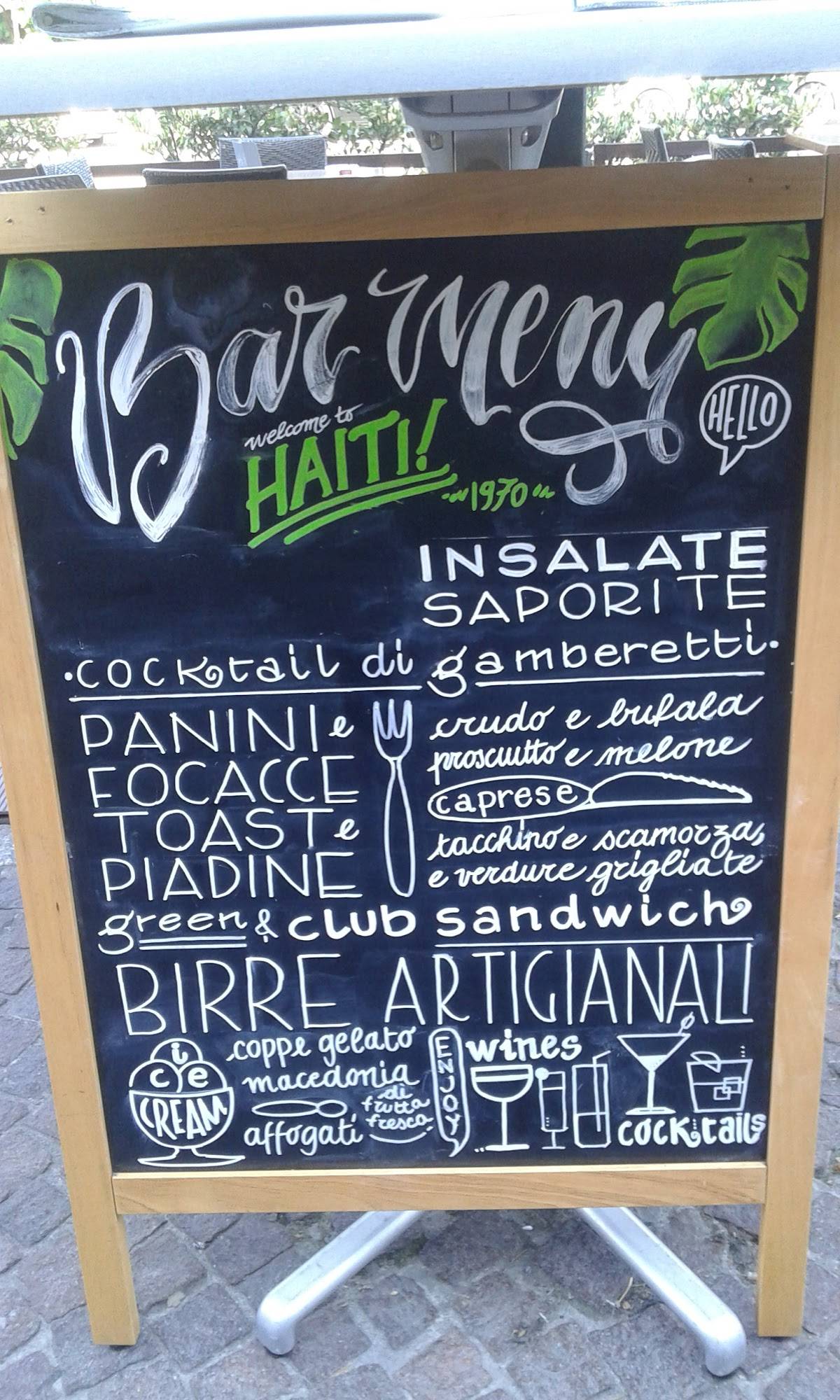 Menu di Bar Haiti 