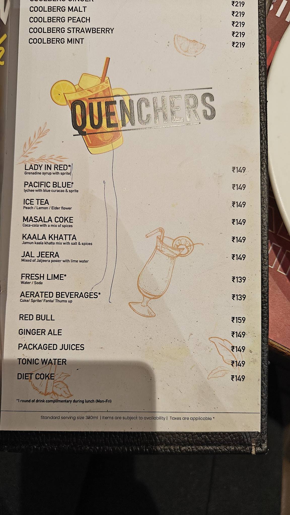 Barbeque Nation Kaushambi menu