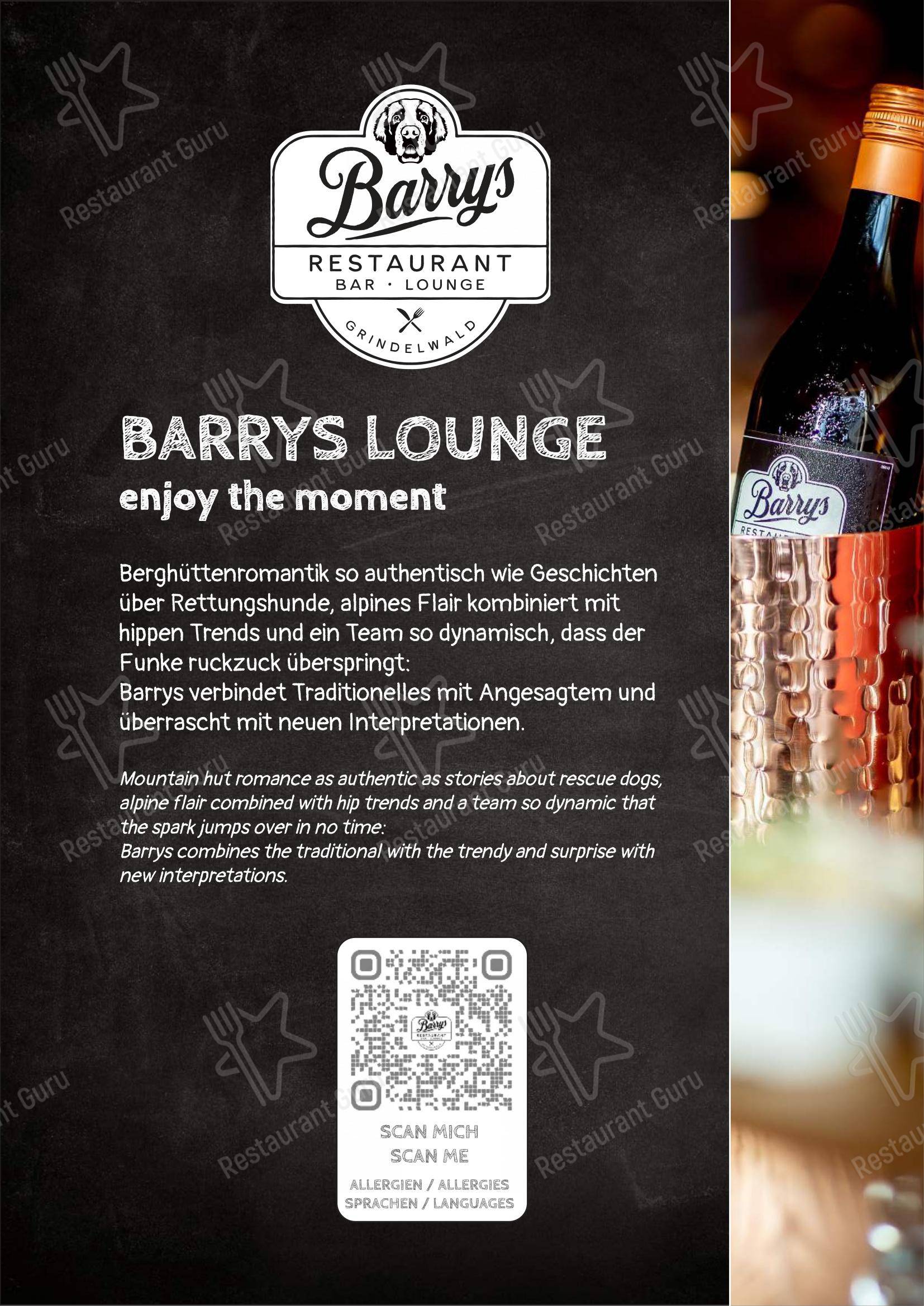Barrys Restaurant, Bar & Lounge in Grindelwald - Детское