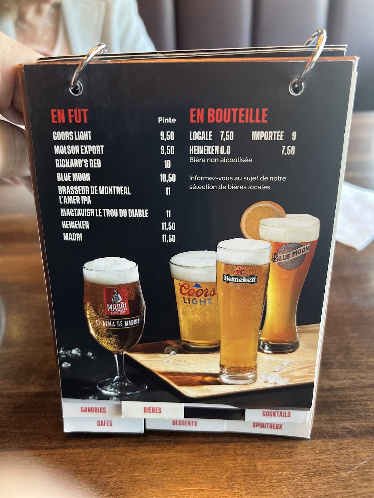 Menu de Baton Rouge Boisbriand