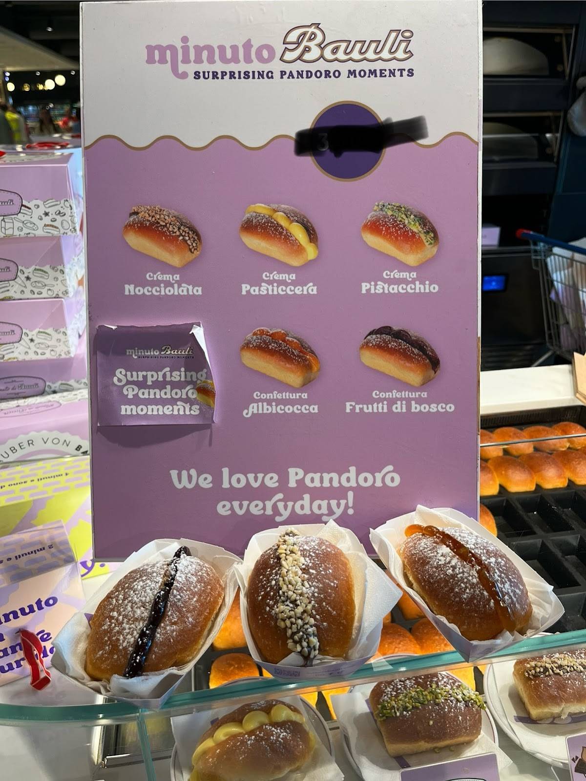 Menu di Bauli in Autostrada 